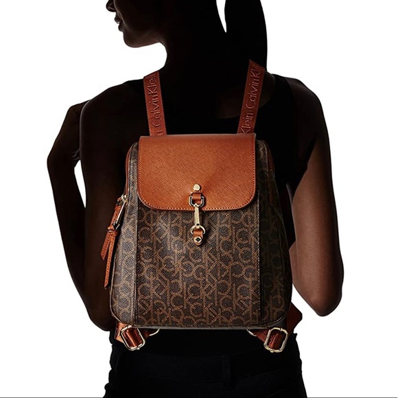 calvin klein hudson monogram backpack